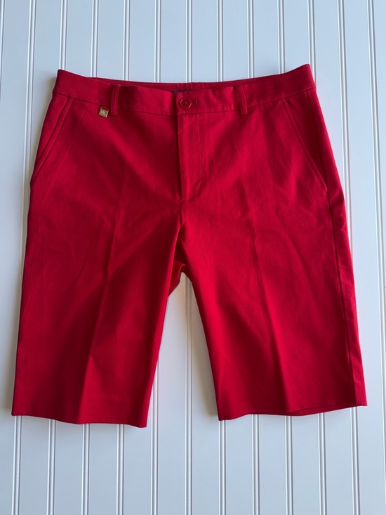 Lauren Ralph Lauren Pants - Lauren Ralph Lauren Red Tailored Bermuda Shorts